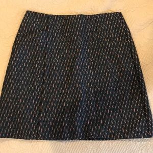 Jacquard mini skirt